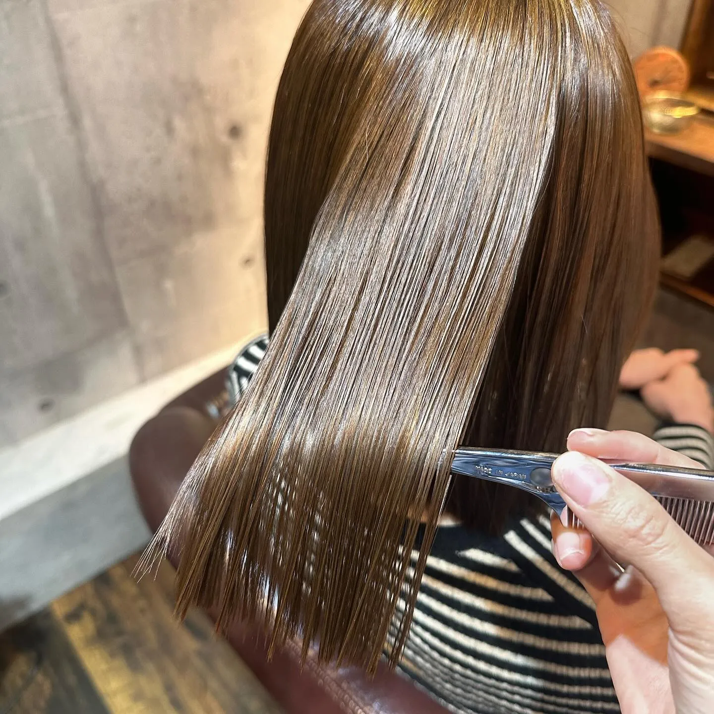 🌟頓寺商店街にある髪質改善専門店での新しいストレートメニュー...