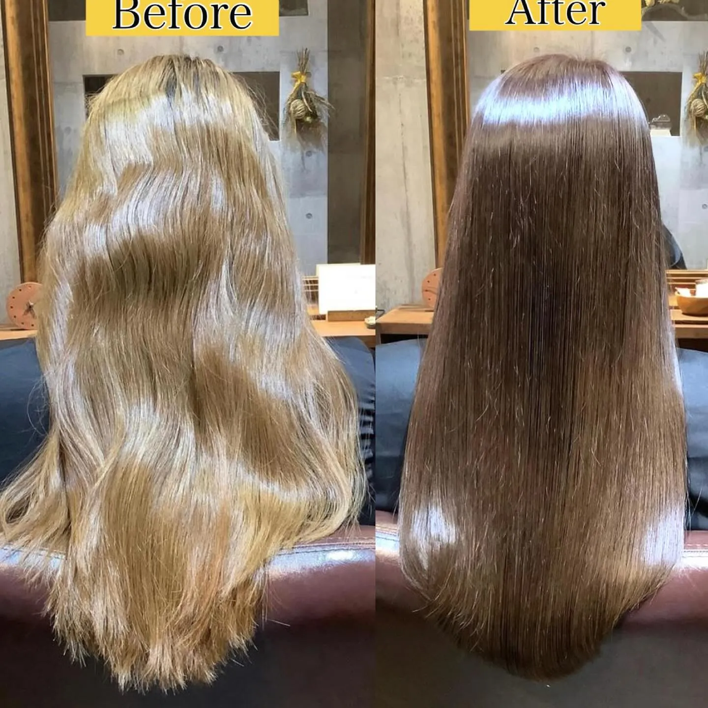 丸の内駅近くの髪質改善専門サロンで髪の美しさを引き立てるノン...